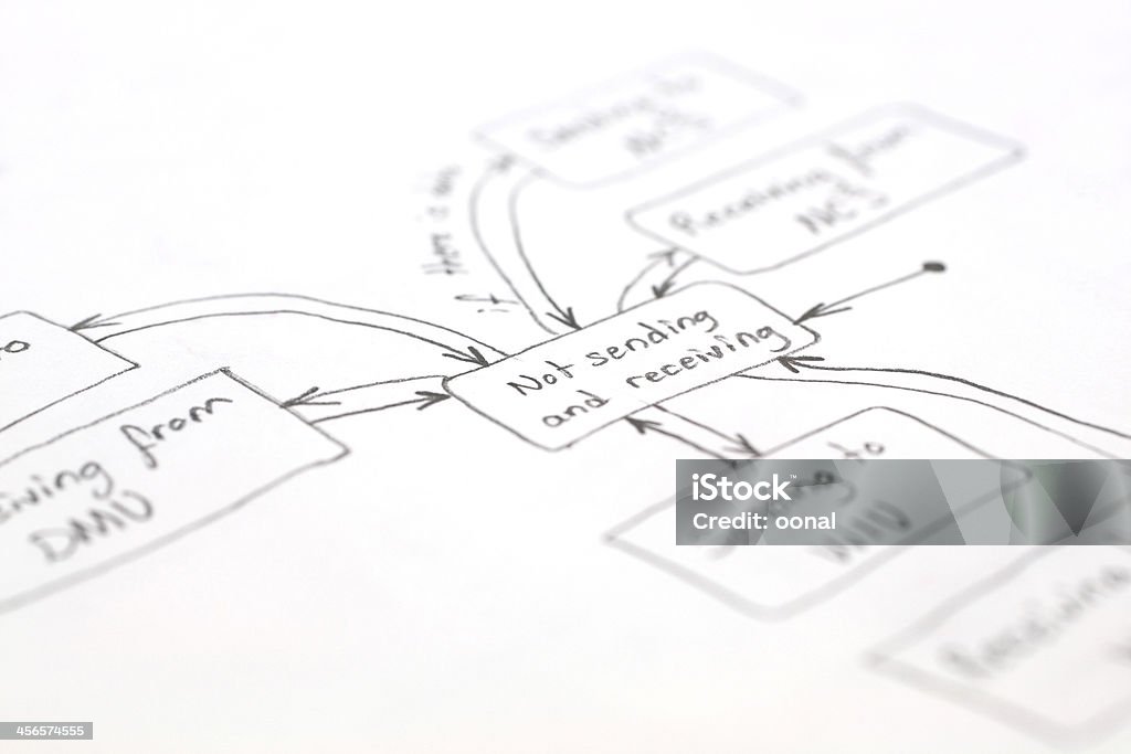 Diagramme de flux - Photo de Conspiration libre de droits