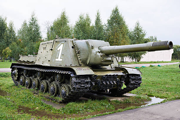 istock Russian self-propelled gun ISU-152 456583765