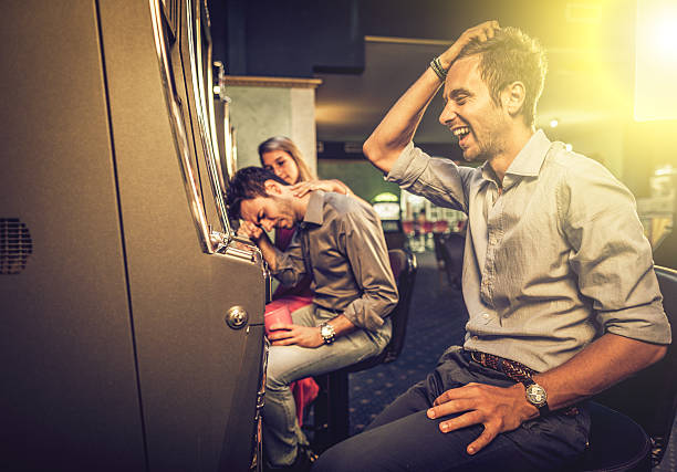 istock Winner and loser at casino 456732459