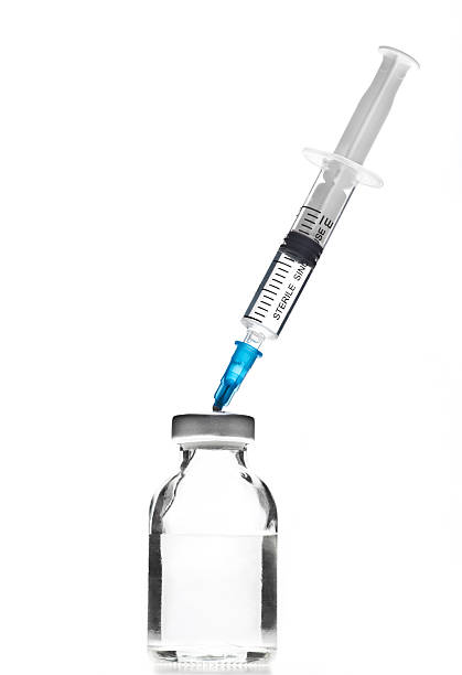 Vial and Syringe stock photo