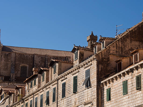 old town old town dachpfannen stock pictures, royalty-free photos & images