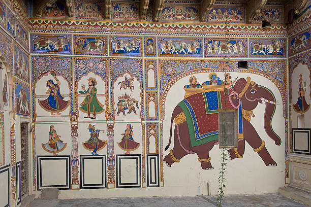 istock Decorated Haveli in Mandawa 456746451