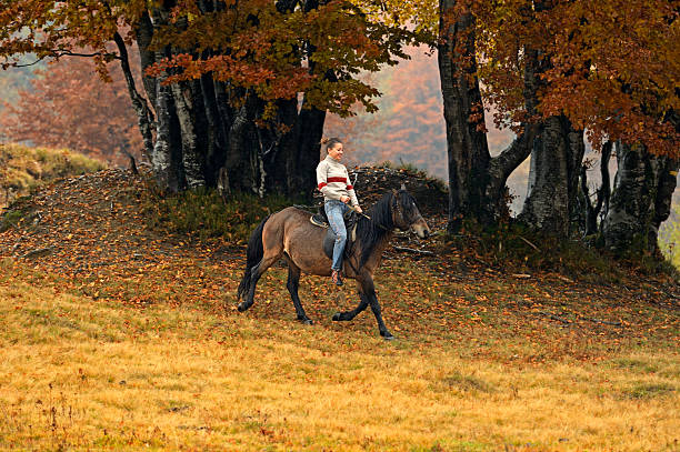 istock Girl with Horse 456750247