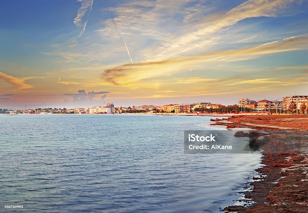 Alghero sunset scenic sunset in Alghero, Sardinia Alghero Stock Photo