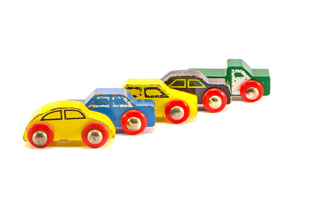 istock five old retro toy cars isolated on white background 456771449
