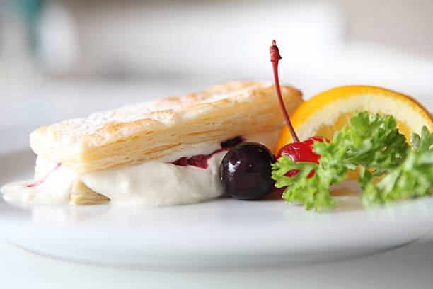Mille feuille of berries