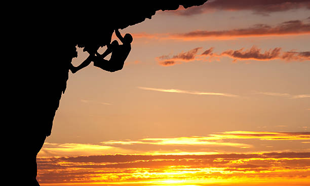 istock silhouette of climber on rock face 456789777
