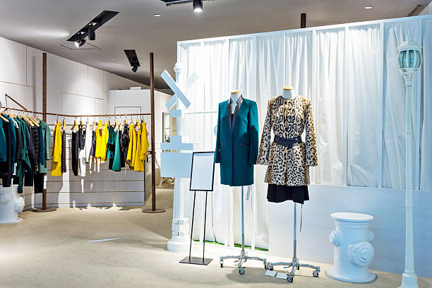 istock mannequins in fashionable dresses 456798803