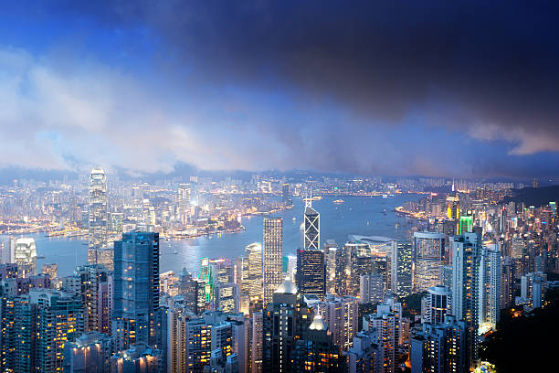 istock Hong Kong island from Victoria's Peak 456842413