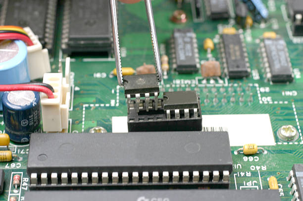printed circuit board stock photo