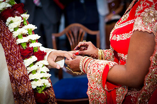 istock Exchange of rings 456854315
