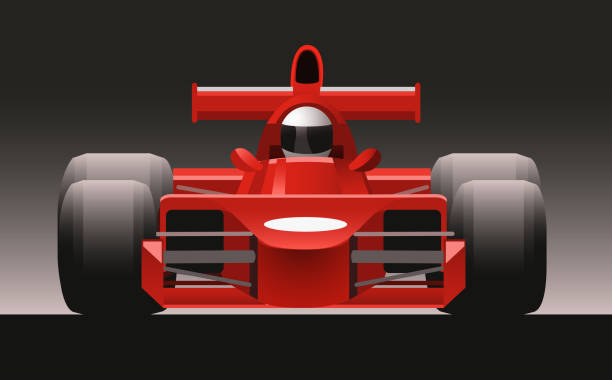 f1 포뮬러 원 경주용 아이콘크기 자동차모드 전면 보기 - f1 icons stock illustrations