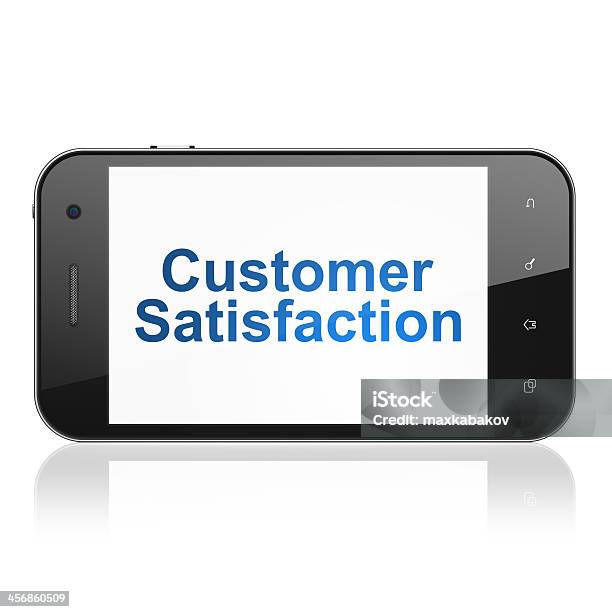 Advertising Concept Customer Satisfaction On Smartphone Stock Photo - Download Image Now