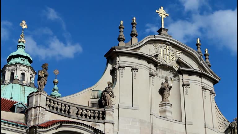 clouds over the church, religious holidays