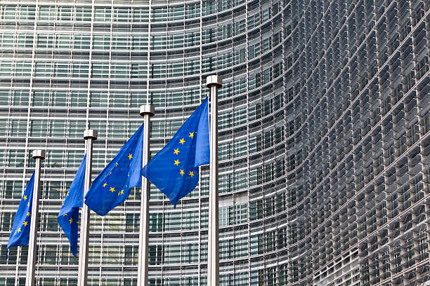 istock european union flags in brussels 456874955