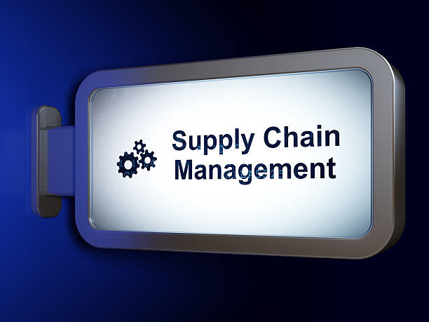 istock Marketing concept: Supply Chain Management and Gears 456886553