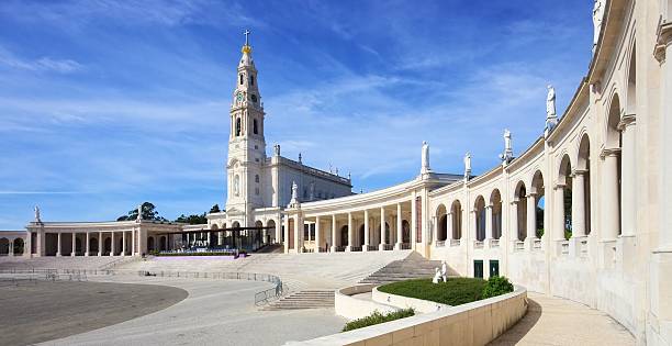 fatima - architectural feature architecture cathedral catholicism fotografías e imágenes de stock