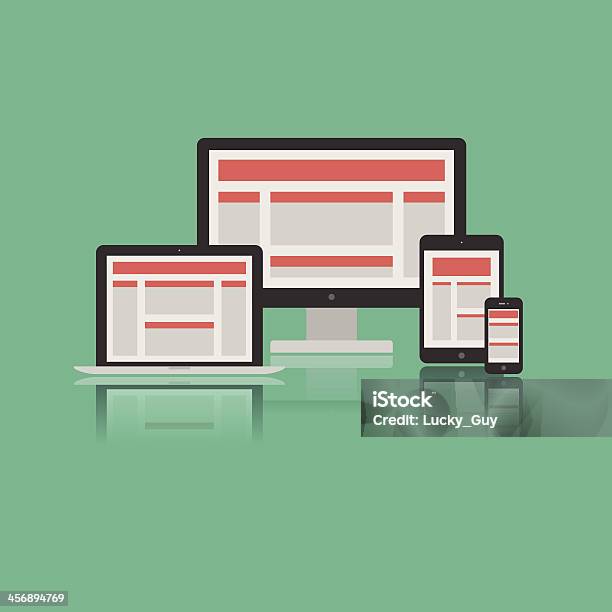 Responsive Design Concept Vector Stock Illustration - Download Image Now - Accessibility, Activity, Adjustable