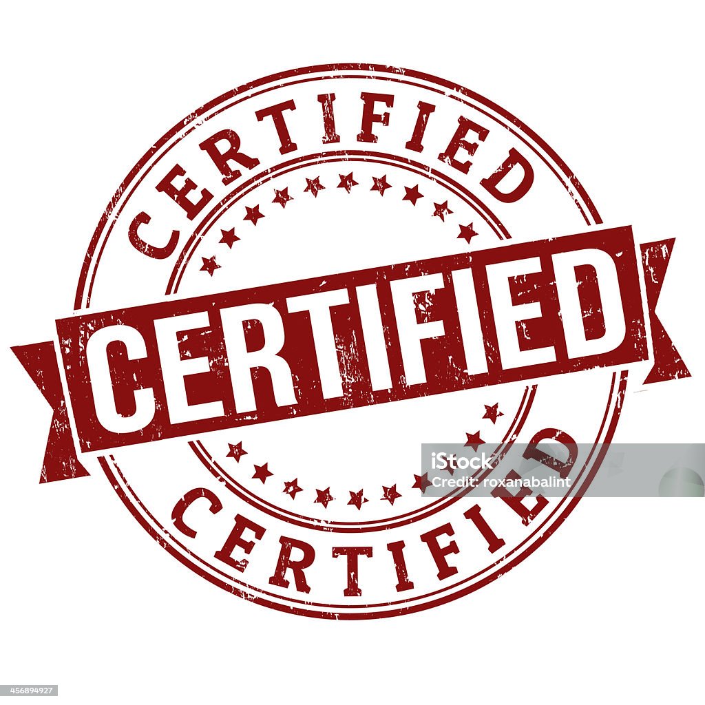 Certificado Selo - Ilustração de Acordo royalty-free