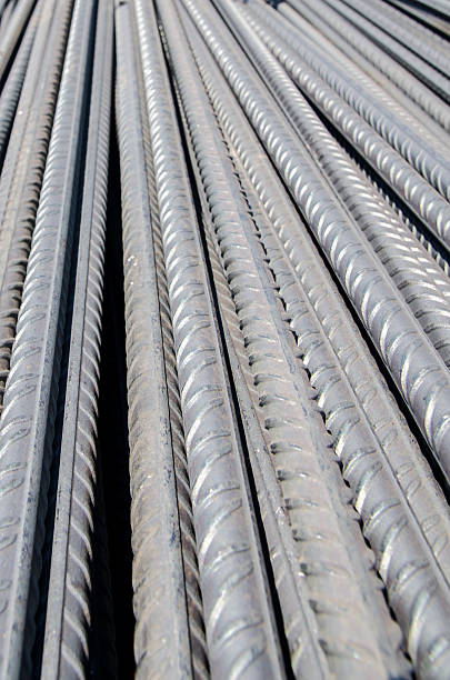 istock Reinforcing steel bars for building armature 457034339