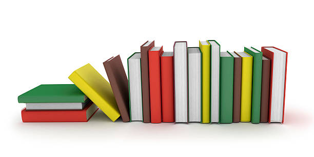 istock Vintage books in row 457038885