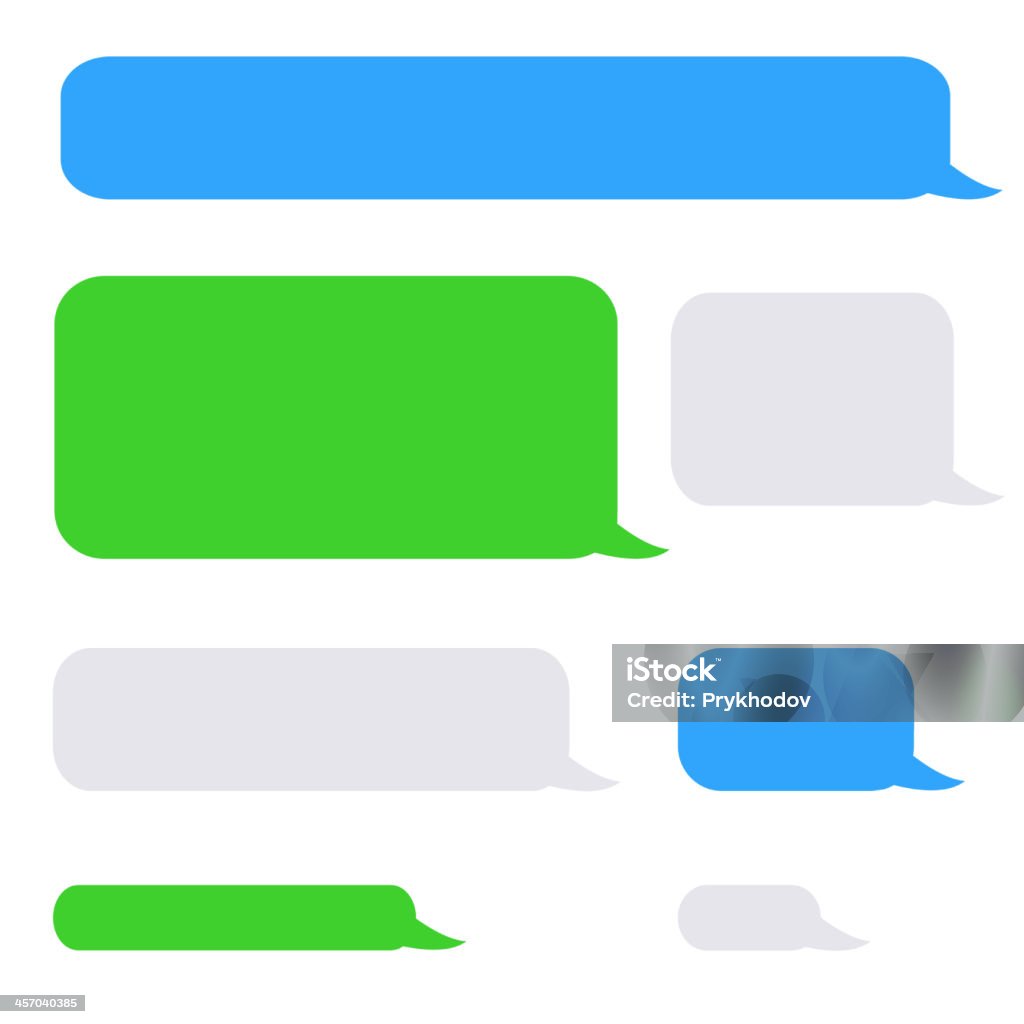 Fundo de bolhas de conversa de telefone sms - Royalty-free Balão - Enfeite Foto de stock