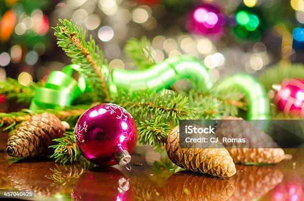 Christmas Tree Decoration Stock Photo - Download Image Now - Bright, Christmas, Christmas Ornament