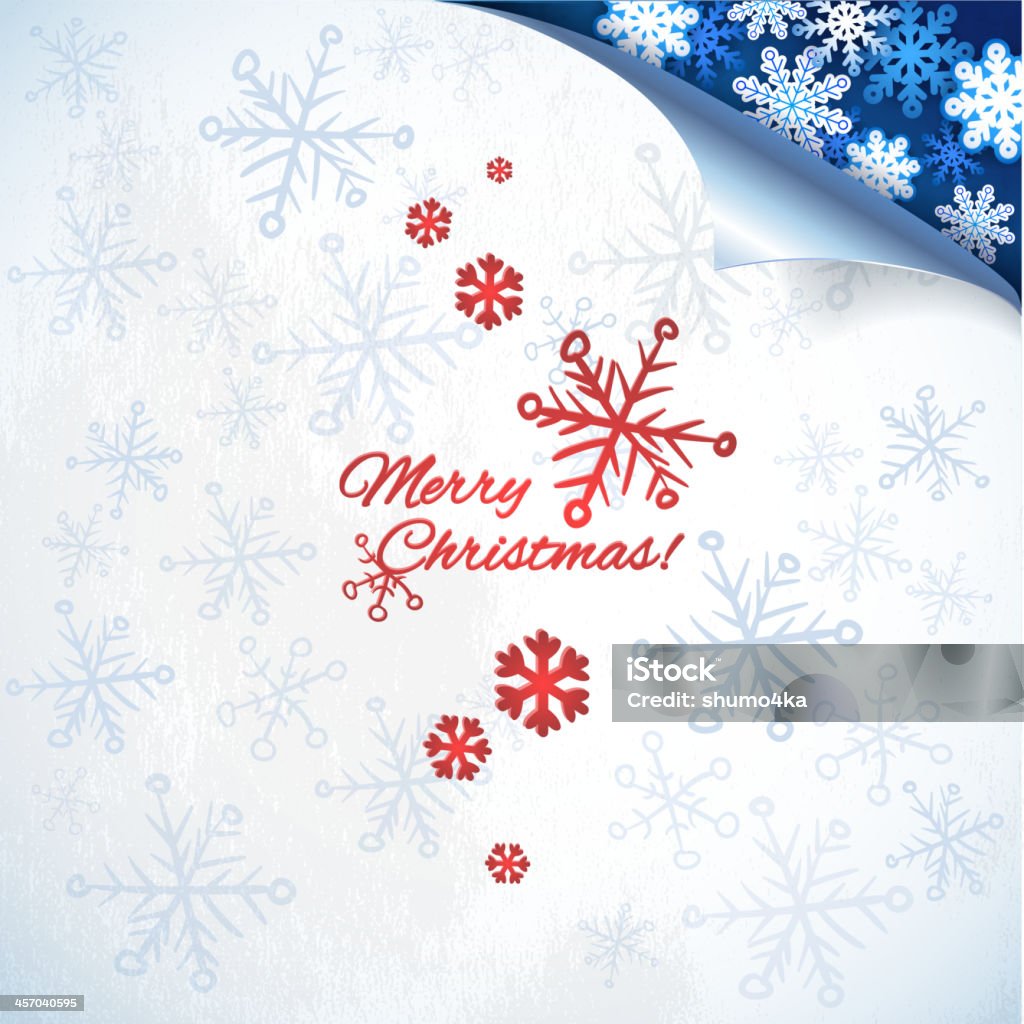 Weihnachten illustration auf Schnee Hintergrund mit Platz für text - Lizenzfrei Arizona Vektorgrafik