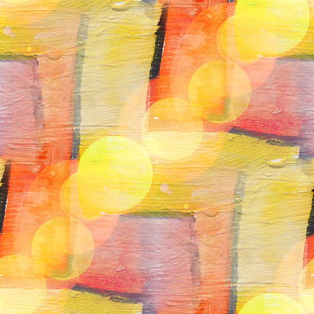 istock bokeh seamless art orange yellow black ornament watercolor desig 457042249