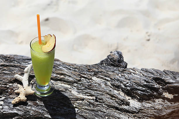 istock fruit cocktail on a tropical island beach 457042641