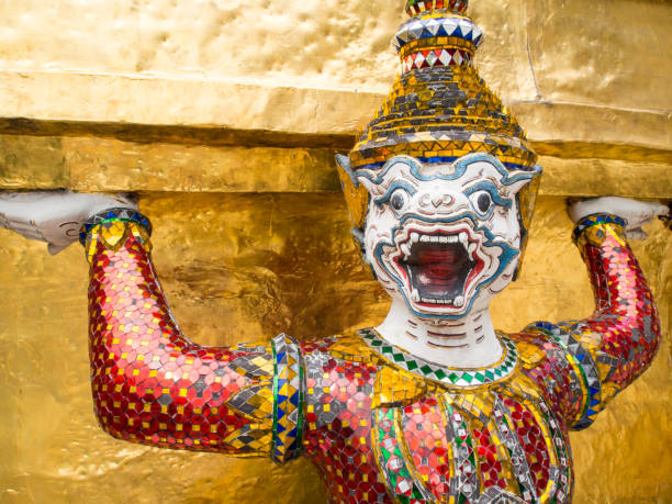 istock The demon statue on Grand Palace, Bangkok 457043557