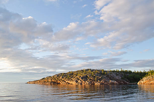 istock Island in the White sea 457049537