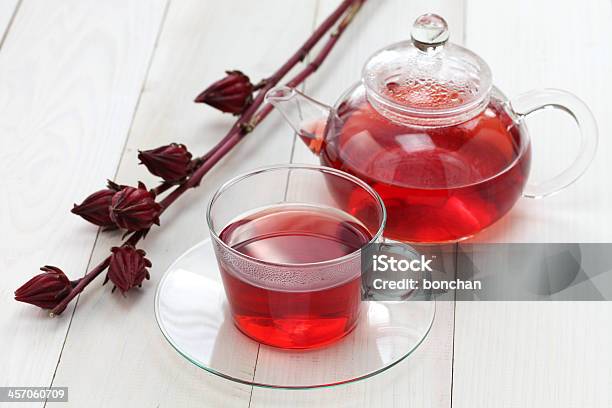 Hibiscus Tea Stock Photo - Download Image Now - Hibiscus Tea, Tea Cup, Antioxidant