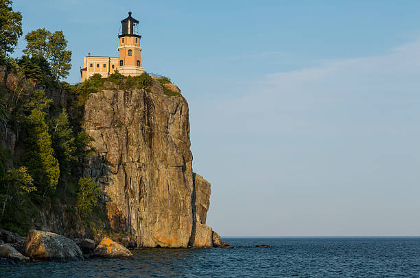 split rock lighthouse - split rock lighthouse state park stockfoto's en -beelden