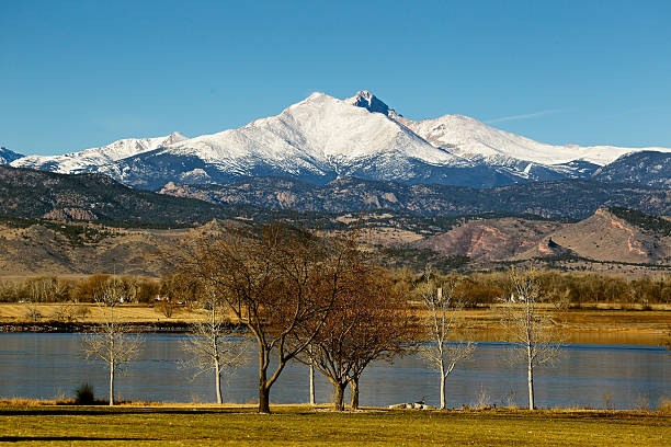 istock Longs Peak at McIntosh Lake in Longmont 457067615