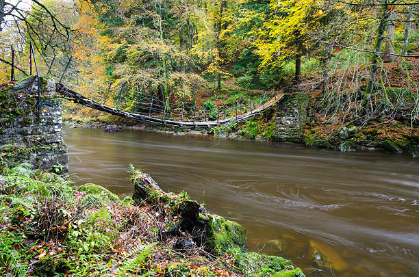 istock Allen Banks suspension footbridge 457068715