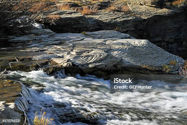 Lundbreck Falls In Alberta Stock Photo - Download Image Now - Alberta, Canada, Eroded