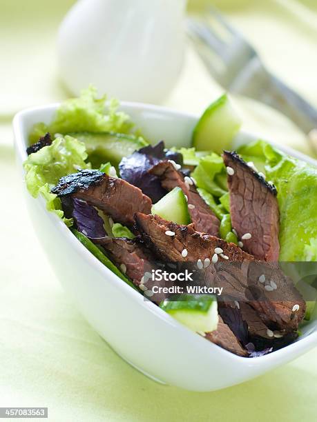 Ostrich Salad Stock Photo - Download Image Now - Appetizer, Backgrounds, Beef