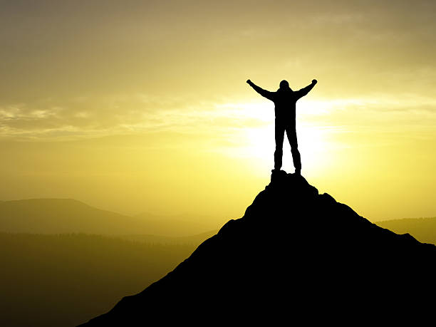 istock Silhouette of a winner 457090507