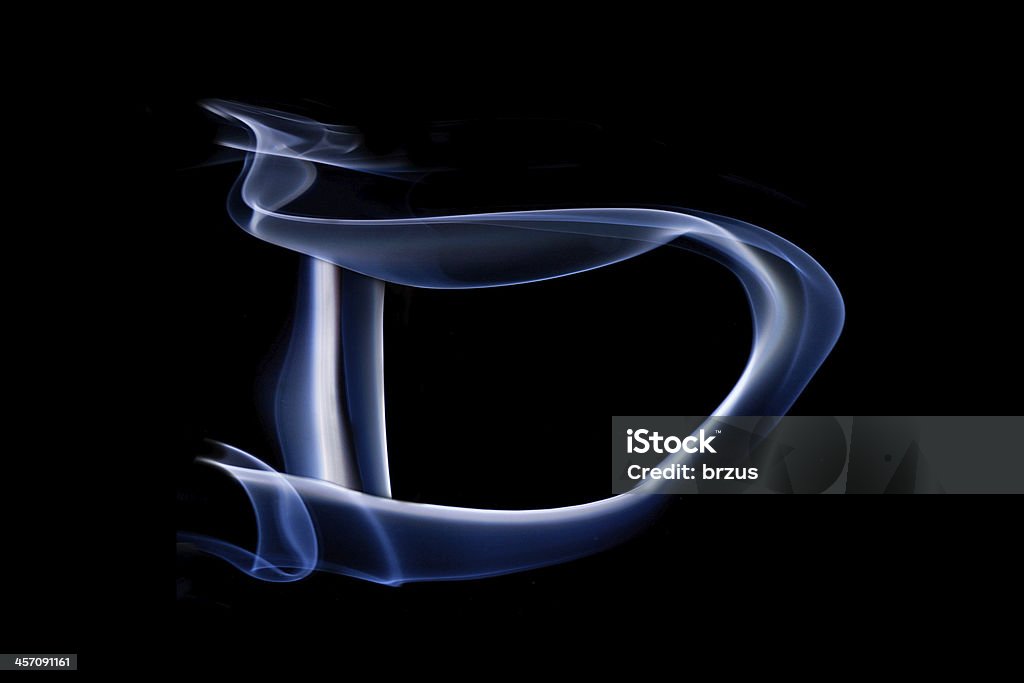 Big fumaça Letra D - Foto de stock de Abstrato royalty-free