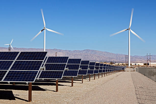 istock Wind Turbines and Solar Panels Power 457097813