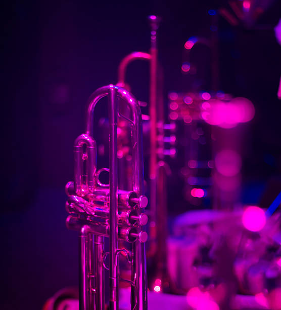 istock Trumpets on bandstand 457098639