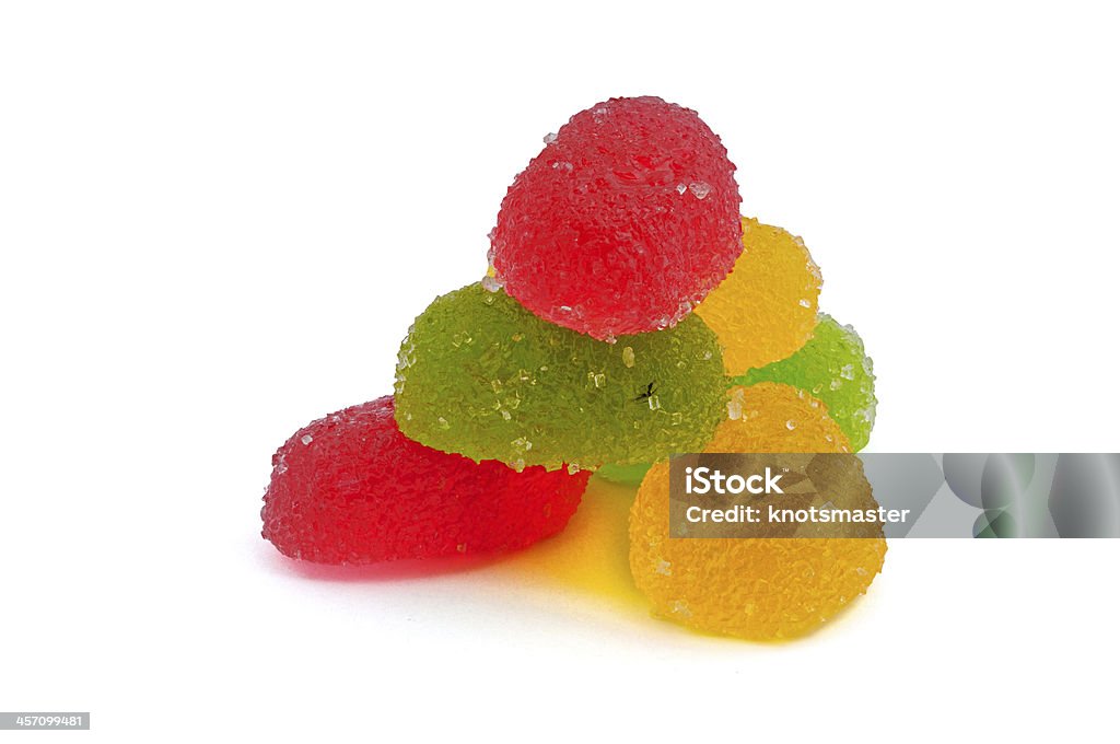 Colorful marmalade Delicious colorful marmalade isolated on white background Candy Stock Photo