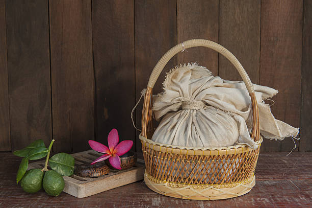 istock still life with herbal compress ball 457205465