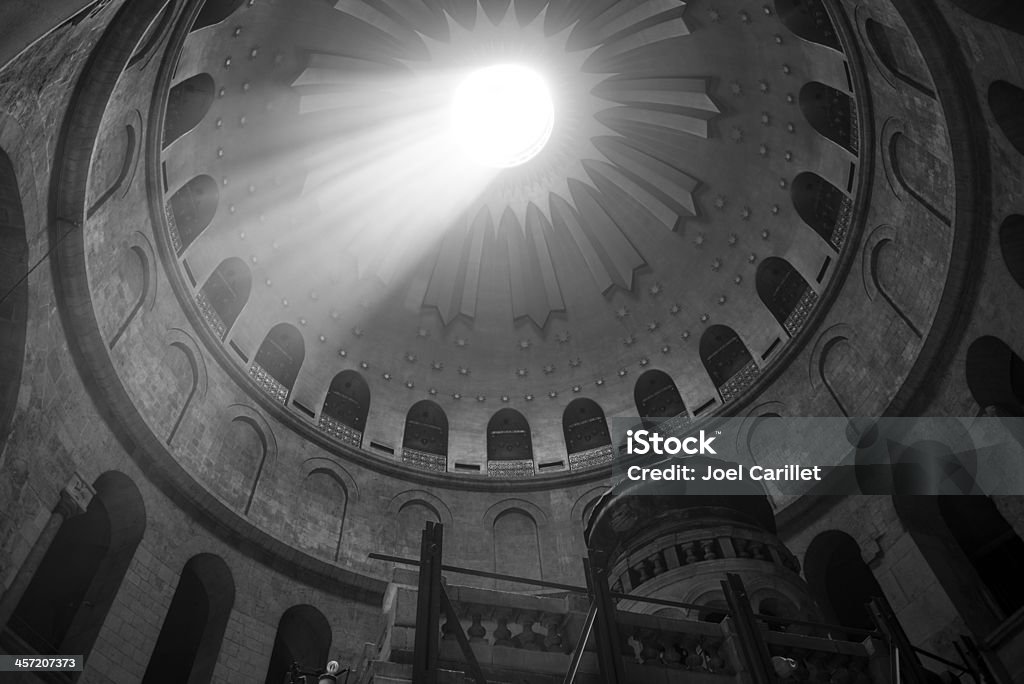 Jerusalem des Heiligen Grabes dome - Lizenzfrei Altstadt Stock-Foto