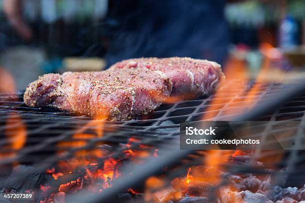 Steak Barbecue Stock Photo - Download Image Now - Barbecue - Meal, Barbecue Grill, Beef