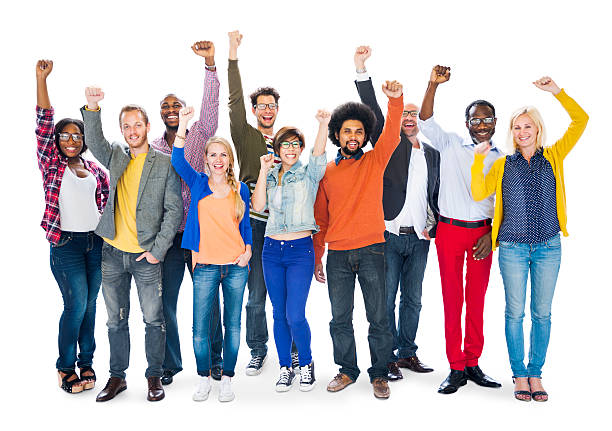 istock Large Group of People Celebrating 457210809