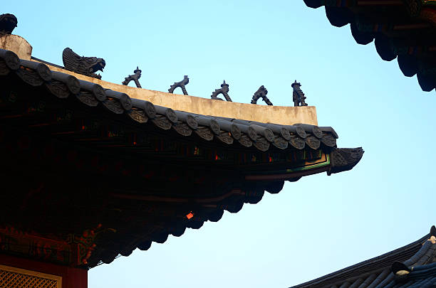 istock Gyeongbokgung palace cornices 457224245