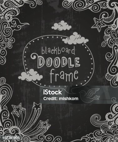 istock Blackboard Doodle Frame 457261905