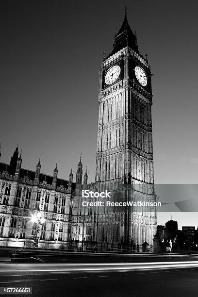 Bw Big Ben Stock Photo - Download Image Now - Architecture, Big Ben, Black And White